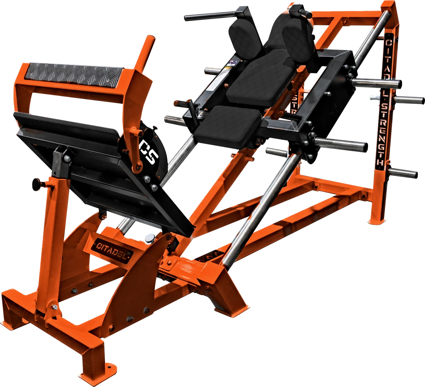 Citadel 3n1 Hack Squat, shown in a made-to-order powder-coat colour